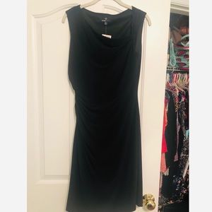 Black Ruched Dress